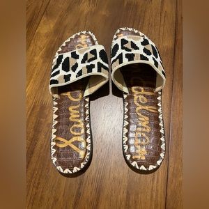 Sam Edelman cheetah flat scandals size 9 1/2 only tried on